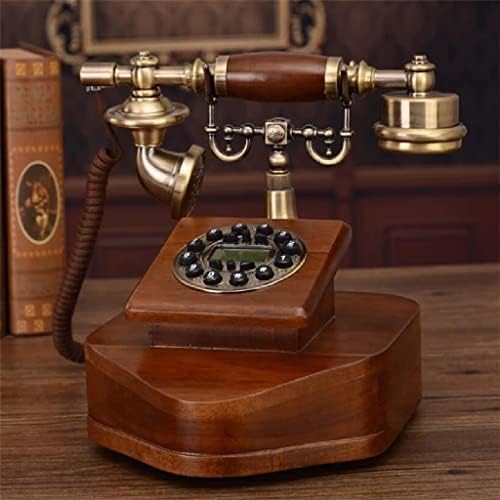Jgqgb Антички европски ретро фиксни телефон со фиксен телефон за време