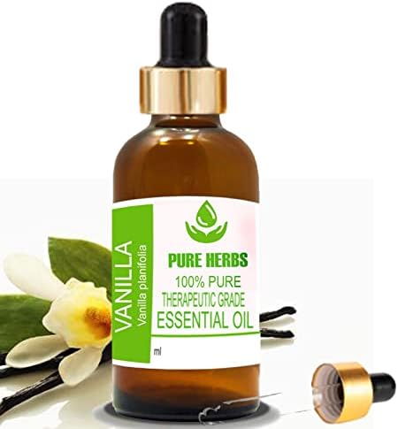 Чисти билки ванила чисто и природно есенцијално масло со капки со капнување 15 ml