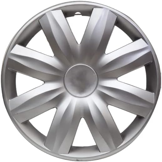 Копри сет од покривка од 4 тркала од 14 инчи сребрен Hubcap Snap-on одговара на Chevrolet