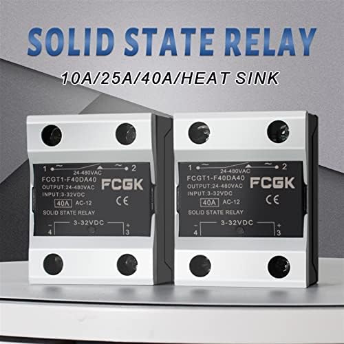 BGLH 10A SSR 25A Solid State Relay 40A излез 3-32VDC 24-480VAC 220V единечна фаза DC до AC 40A реле SSR Heatsink
