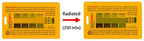 RAD Triage 50 детектор за лично зрачење за паричник или џеб, детектор за нуклеарно зрачење, детектор на електромагнетно поле,