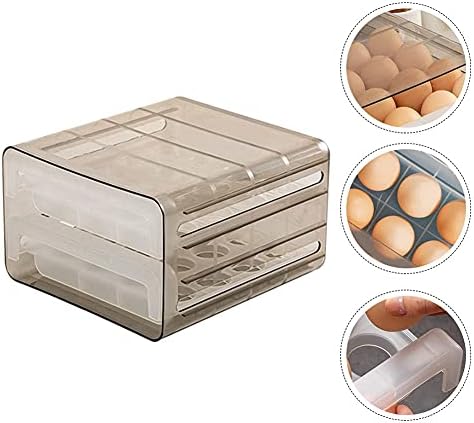 XWWDP 1pc 32-мрежи Двослојна Кутија За Складирање Јајца Фиока За Јајца Кутија За Складирање Свежи Кутии За Чување, Кутија За Јајца За