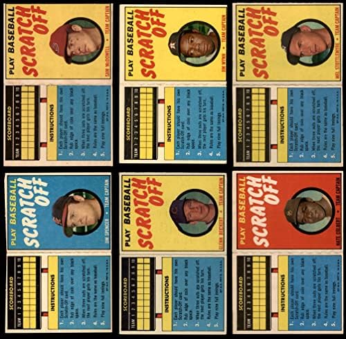 1970 Врвови Гребење Комплетен Сет-Содржи Изгребани Картички ВГ / ЕКС