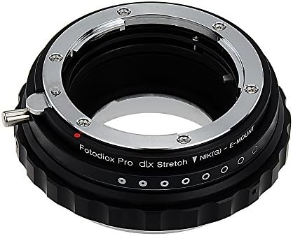 Адаптер за леќи за леќи Fotodiox DLX-Nikon Nikkor F Mount G-Type D/SLR леќи на Sony Alpha E-Mount без огледало на камера со макро