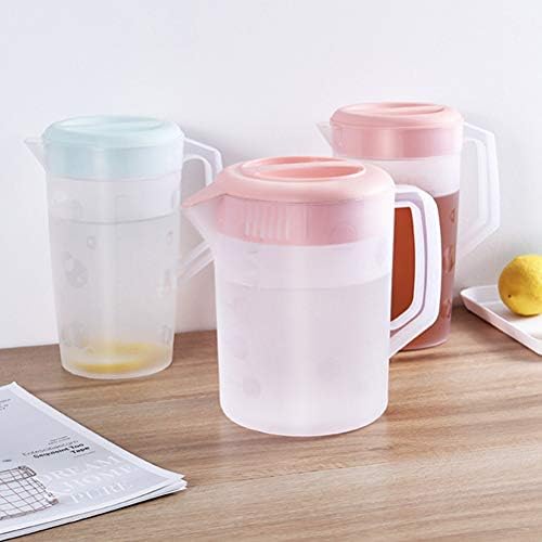 Чајник, 2 парчиња со голем капацитет чајник за складирање на пијалоци во вода, котел за ладна вода домаќинство пластично сок од вода