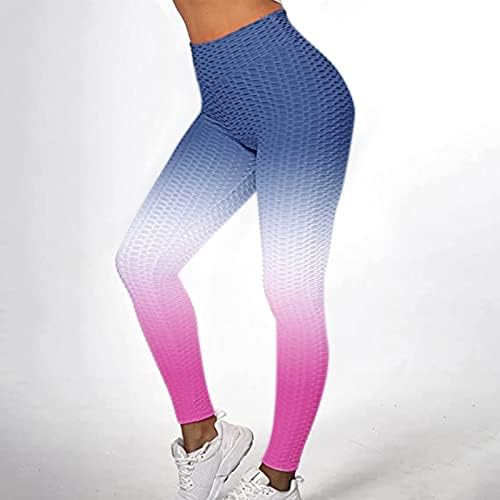 Хеланки со високи половини за жени атлетски меки џегингс панталони за трчање велосипедска јога тренингот