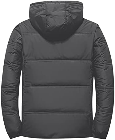 ADSSDQ плус големина со долга ракав, пафер јакна мажи убава зимска плажа качулка џеб јакна за удобност памук солиден9