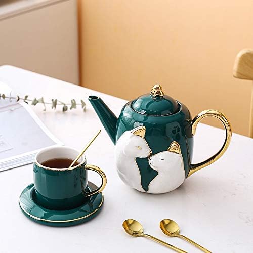 WPYYI чај постави керамички вода сет на нордиска светлина креативна чаша поставена чаша за домаќинство со чаша за пиење дневна соба