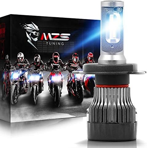 Mzs H4 LED Светилка Сијалица Еден За Мотоцикл, 9003 HB2 Мини Конверзија Комплет - Чипови-6500K Исклучително Светла