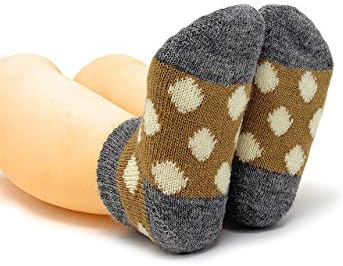Воини алпака чорапи - чорапи без боење и детски глуждови - Унисекс - Волна сола за бебиња алпака - регулирање на температурата