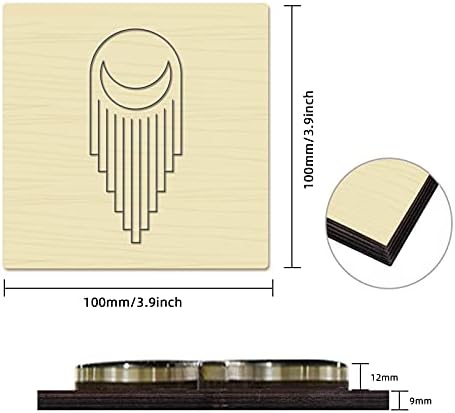 SuperDant Scrapbook втисува дрвена умирачка кожна мувла од кожен мувла со форма на мувла за сечење кожа за сечење лента за умирање за занаетчиски