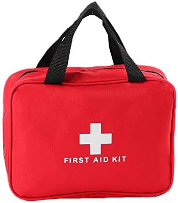 Комплет за прва помош за прва помош PAXLAMB Празник торба за медицинско складирање Црвена торба за траума за итни случаи за прва помош, работилница