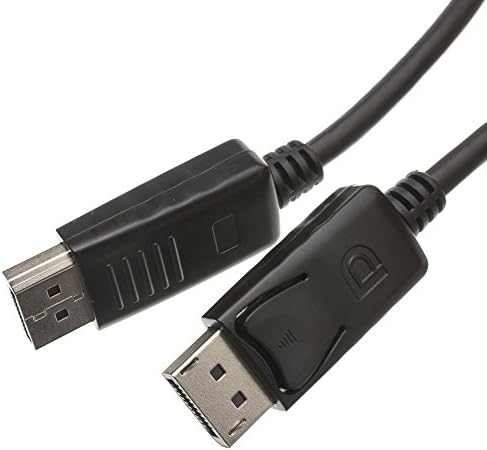 CableWholesale 15 стапки DisplayPort v1.2 Видео кабел, машки до машки конектор, позлатен злато, 17,28 GBIT/S Стапка на податоци за до