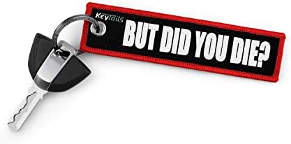 Клучни за клучеви за клучеви, ознака за клуч за квалитет на премиум за автомобили, мотоцикл, epип, надвор од патот [но дали умревте?]