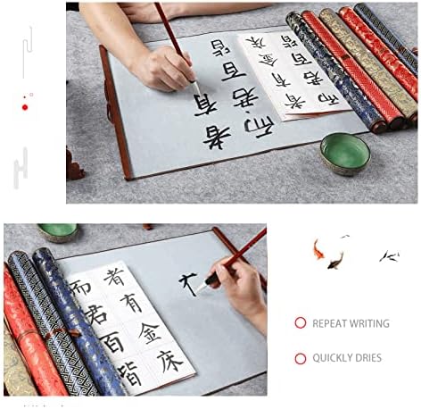 Платно за пишување вода, брокада неткаена вода цртање, пишување крпа за вода што може да се употреби, кинеска калиграфија мат калиграфија