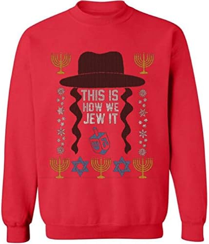 Pekatees hanukkah грда џемпер вака е како ние еврејт џемпер еврејски џемпер