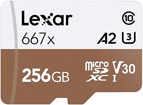 Лексар Со Високи Перформанси 667x microSDHC/microSDXC 256gb Мемориска Картичка 2 Пакет