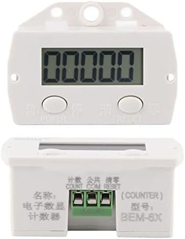 Дигитален бројач, пластичен сензор 0‑999999 Дигитални бројачи, со прекинувач за магнетна индукција, за електронска машина за плетење