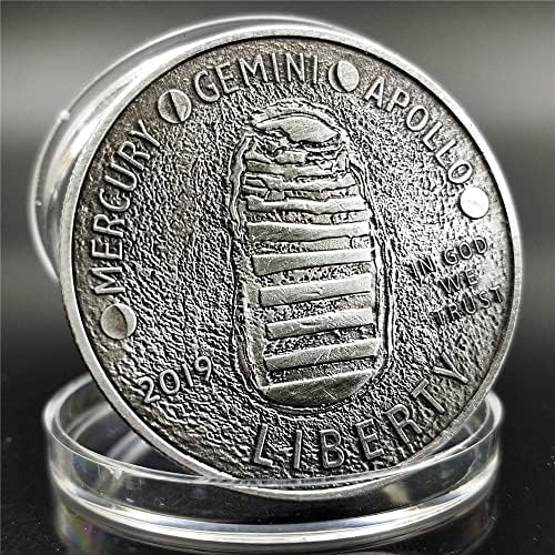 2019 Колекционерски Монети Воздушна Комеморативна Монети Човечка Месечина Слетување 50 Годишнина Комеморативни Монети Врежани
