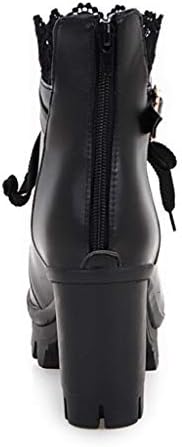 Женски чизми во Челси Црн принт стилски кожни чевли чипкаат обични боемски каубојски западни чизми за забава на отворено