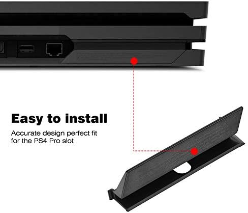 Слот за тешка врата од пластична хард диск liyeehao, отпорен на носење за PS4 Pro конзола PS4