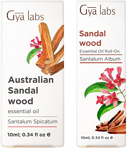Австралиски есенцијални масла од сандалово дрво за дифузер и сандалово дрво есенцијално масло на сет - чисто терапевтски