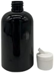 Природни фарми 4 мл црна Бостон БПА БЕСПЛАТНИ шишиња - 12 пакувања со празни контејнери за полнење - производи за чистење на есенцијални масла