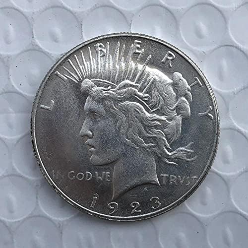 1923--реплика комеморативна монета сребрена позлатена занаетчиство странска комеморативна монета колекционерска куќа занаети занаети сувенир
