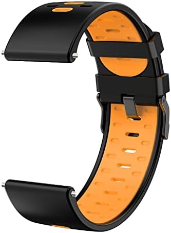 NIBYQ 22мм силиконски ленти за Suunto 9 Peak Outdoors Sport Smart Watch Dishable for Coros Vertix заменски нараквица за замена