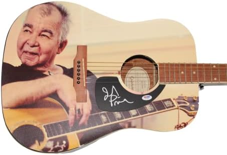 Prон Прин потпиша автограм со целосна големина обичај Еден од еден вид 1/1 Гибсон епифон Акустична гитара со PSA/DNA PSA COA