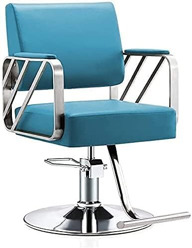 Салон стол хидрауличен стол за бизнис или дом, стол за убавина за коса салон стол за убавина шампон барберинг стол фризерски вртлог за