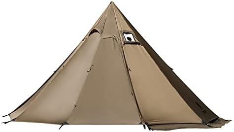 Onetigris Northgaze 2 ~ 4 лице лесен топол шатор со шпорет Jackек, 5,3lb, 4 сезони водоотпорни лесни ветрови отпорни на ветер за кампување