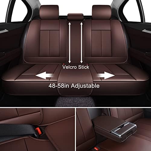 Оазис авто-автомобилско седиште опфаќа додатоци Комплетна поставена премија Nappa кожа заштитник за перничиња Универзално вклопување