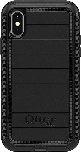 OtterBox БРАНИТЕЛ Серија Случај &засилувач; Футрола за iPhone Xs Макс-Црна