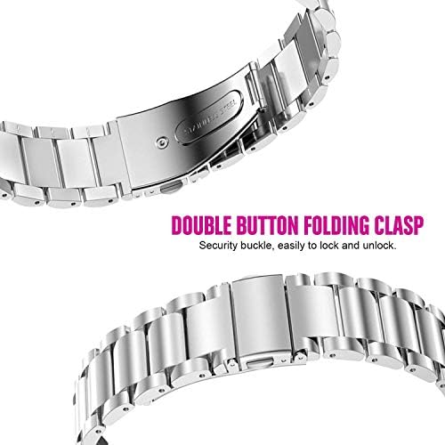 Компатибилен За Smartwatch Band Touchelex, Ламшо Брзо Ослободување Метални Ремени Од Нерѓосувачки Челик Компатибилни Со Touchelex 1.75
