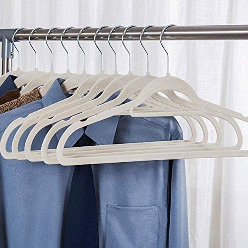 AccDuer Hangers Едноставен пакет од 30 пластични закачалки што не се лизгаат простор за заштеда на простор за плакари за џемпери