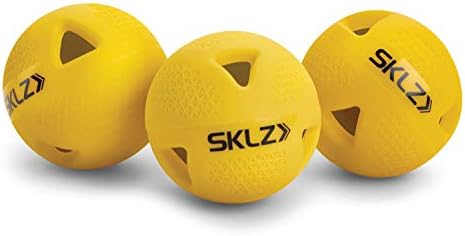 Бејзбол со ограничен лет на SKLZ Premium Impact, 6-пакувања, жолти