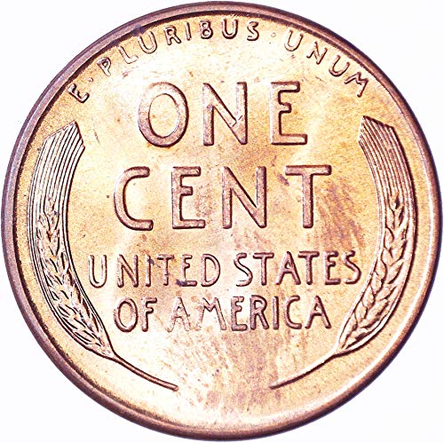 1955 S Линколн пченица цент 1C за нециркулирани