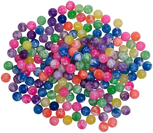 Togudot 200pcs мини -жив топки Масовно мала гума неонска топка за шиење, разновидна боја за деца забава, фаворизира роденденска
