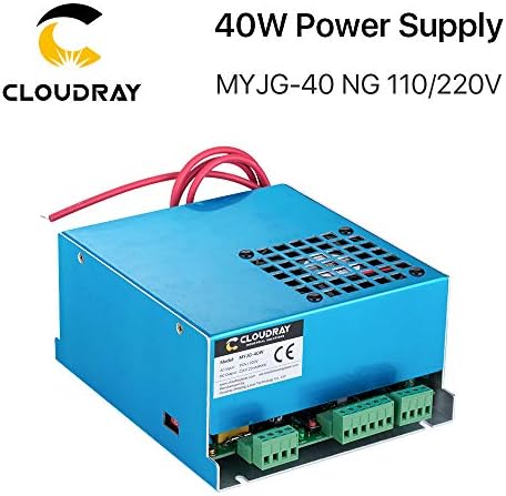 Cloudray CO2 ласерска цевка 40W 45W & Myjg 40W PSU Set