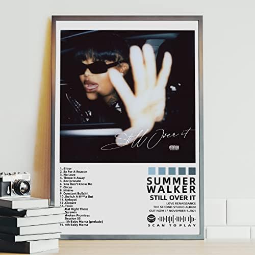 Веершун летен шетач Постер сè уште над него албумот Постери постери платно wallидна уметност слика за дневна соба декорација на