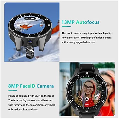 UTCP 5atm Smartwatch 3GB 32GB GPS Двојна Камера 13mp 4G Паметен Часовник Телефон Мажи