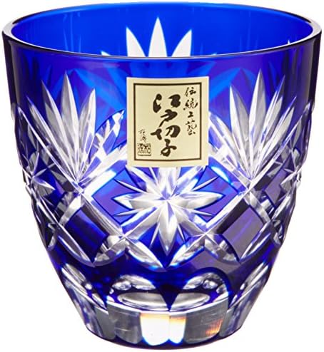 田島 硝子 Таџима стакло TG98-203-1b Едо Кирико Хошикико Гуи Куп, 2,5 ФЛ Оз, Лапис