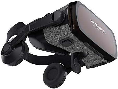 ECENS Виртуелна Реалност VR Слушалки За Mobil, Надградена Верзија На Слушалки&засилувач; Очила, VR Очила ЗА ТВ, Филмови &засилувач;