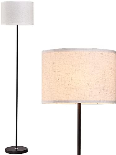 Под ламба со мејцели, индустриска подна ламба со LED сијалица од 12W во 3 бои, 360 ° ротација висока ламба, вклучена/надвор од ногата, минималистичка,