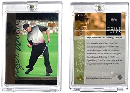 2001 Tiger Woods Rookies RC Upder Deck Tiger's Tales Masters Golf Champions w/Case