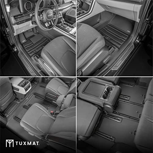 Tuxmat - За модели со 8 -седишта на Kia Carnival 2022-2024 - сопствени душеци за автомобили - максимално покритие, сите временски услови, измерено