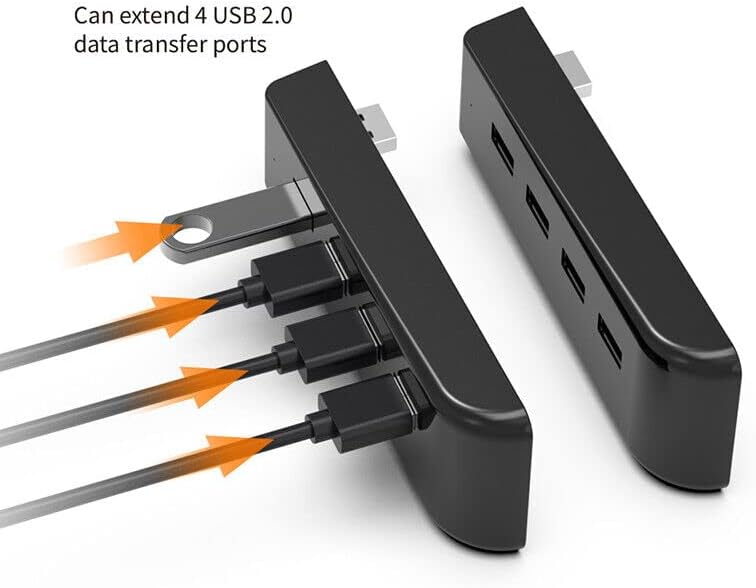 4 USB 2.0 Интерфејси За Пренос На Податоци ЦЕНТАР Адаптер Сплитер ЗА PS5 Адаптер Домаќин Конзола