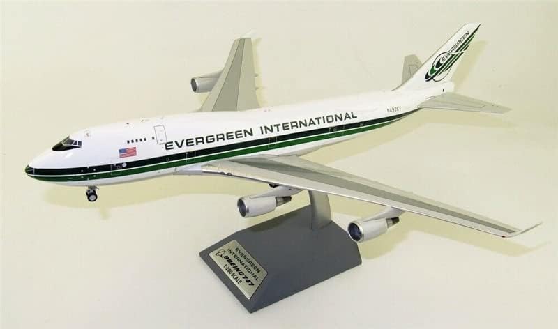 Inflate 200 Evergreen International Airlines за Boeing 747-400 N492EV со Stand Limited Edition 1/200 Diecast Aircraft претходно изграден