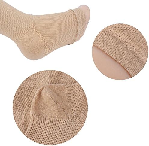 EURGGR 2 Пар 15-20 mmHg Чорапи За Компресија Со Патент Медицински Без Прсти Со патент лесно се исклучува ставете За Едем, Проширени